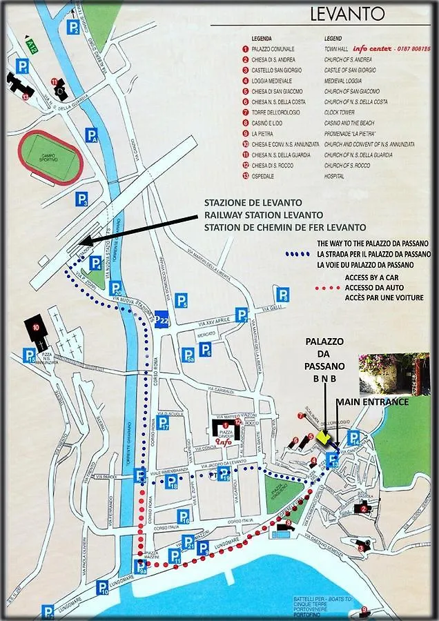 Palazzo Da Passano Bed & Breakfast Levanto 0*,